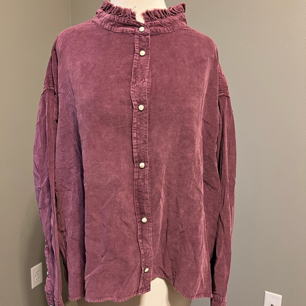 Sundance size XL corduroy shirt